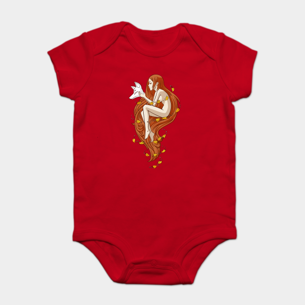 Kitsune Kitsune Onesie TeePublic